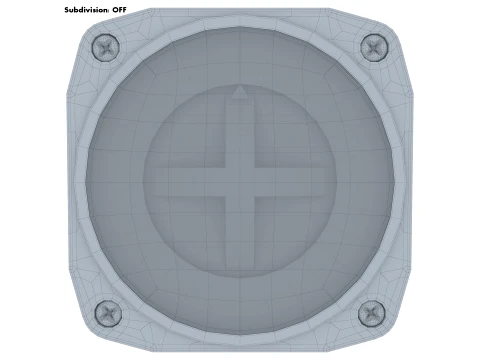Aircraft Horizontal Situation Indicator M1 3D Model