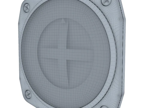 Aircraft Horizontal Situation Indicator M1 3D Model