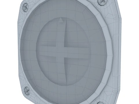 Aircraft Horizontal Situation Indicator M1 3D Model