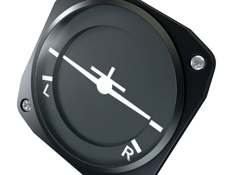 Aircraft Turn Coordinator M1 3D Model