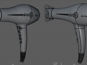 drybar hair dryer Modèle 3D