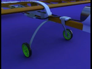 rc airplane slow stick 3D Model