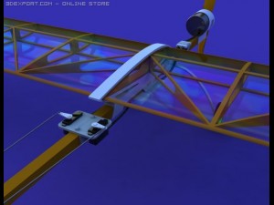 rc airplane slow stick 3D मॉडल
