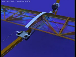 rc airplane slow stick 3D Model