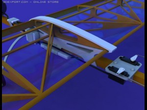 rc airplane slow stick 3D मॉडल