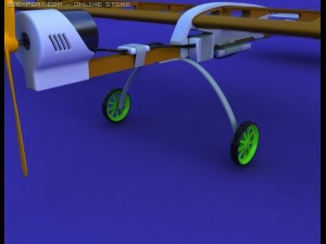 rc airplane slow stick 3D मॉडल