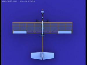 rc airplane slow stick 3D मॉडल