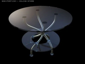 मेज़ 3D मॉडल