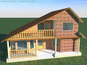 house c4d 3D Model