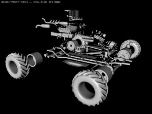 super great atv 3D Model