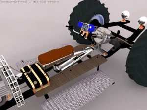 super great atv 3D Model