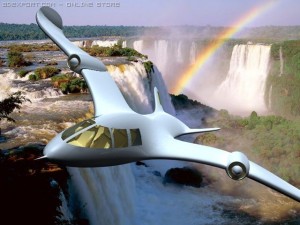 privat walking plane 3D Model