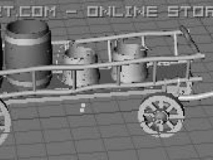 cart 3D 모델