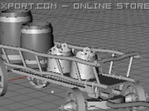 cart 3D 모델