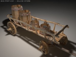 cart 3D 모델
