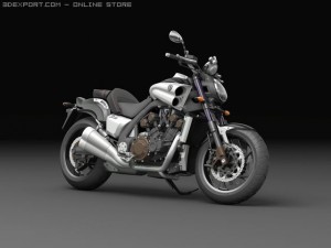 yamaha vmax 2009 3D 모델