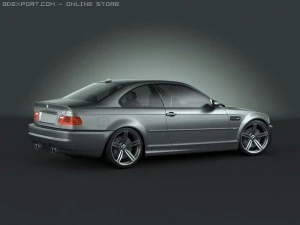 bmw m3 e46 3D Model