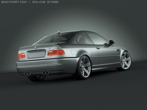 bmw m3 e46 3Dモデル