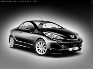 peugeot 207cc 3D-Modell
