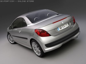 peugeot 207cc 3D-Modell