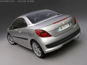 peugeot 207cc 3D Model