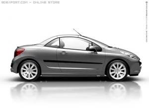 peugeot 207cc 3D Model