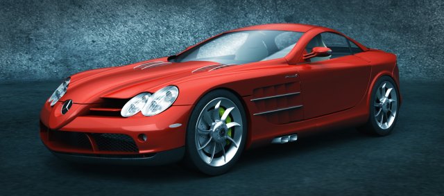slr mclaren mercedes 3D Модель .c4d .max .obj .3ds .fbx .stl .blend 