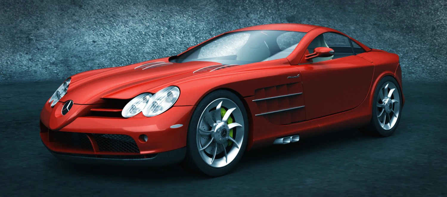 slr mclaren mercedes 3D Model .c4d .max .obj .3ds .fbx .stl .blend