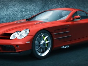 slr mclaren mercedes Model 3D