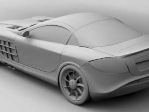 slr mclaren mercedes 3D Модель
