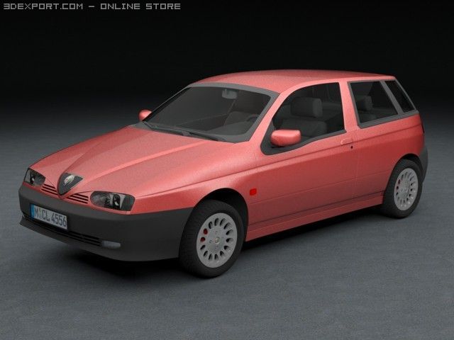 alfa romeo 145 3D-Modell .c4d .max .obj .3ds .fbx .stl .blend 