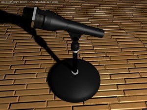 microphone 3D Model