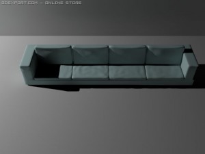 sofa  tables with different materials Modèle 3D