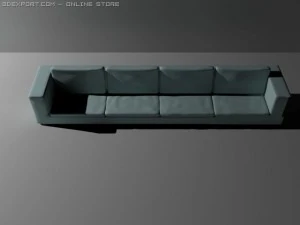 sofa  tables with different materials 3D Model