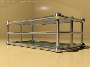 sofa  tables with different materials 3D Model