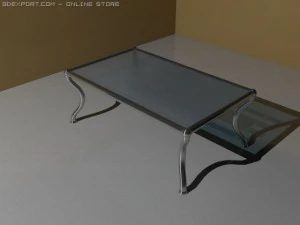 sofa  tables with different materials 3D Model