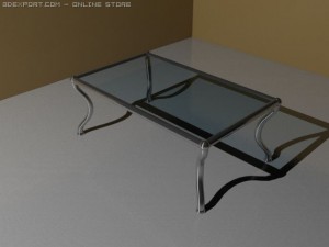 sofa  tables with different materials Modèle 3D