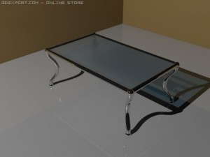 sofa  tables with different materials Modèle 3D