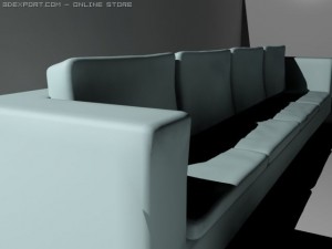 sofa  tables with different materials Modèle 3D
