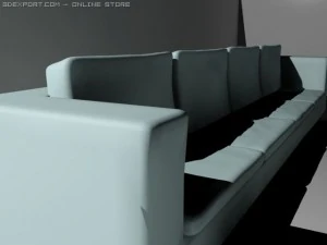 sofa  tables with different materials 3D Model