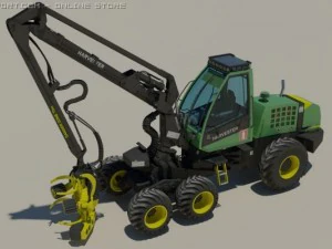 harvester 3D Model