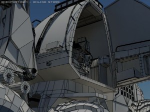 harvester Model 3D