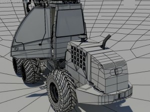 harvester Model 3D