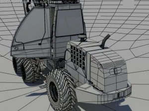 harvester 3D Model