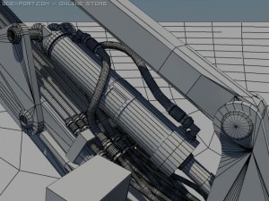 harvester Model 3D