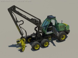 harvester Model 3D