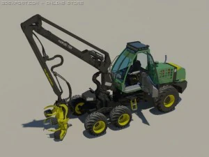 harvester 3D Model