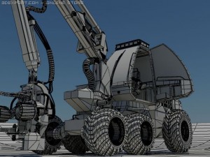 harvester Model 3D