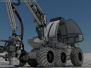 harvester 3D Model