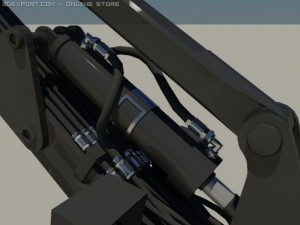 harvester Model 3D